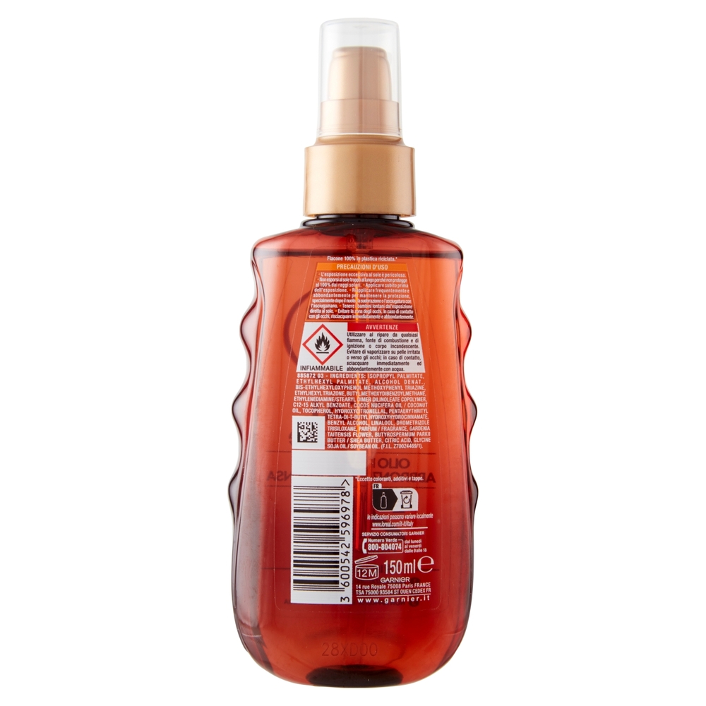 Garnier Ambre Solaire Ideal bronze Olio Protettivo SPF20 150 ml